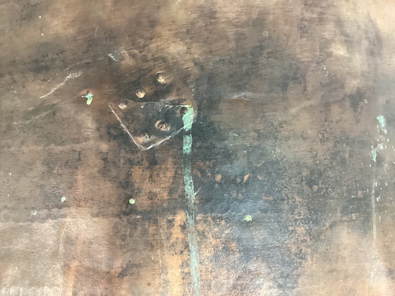 Image 1 of Huge 19th century French copper kettle with levers