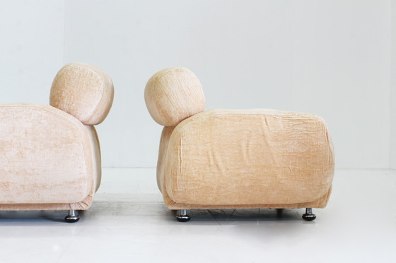 Image 1 of Ensemble de fauteuils italiens vintage 1970