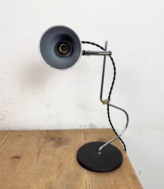 Image 1 of Lampe de table vintage en bakélite noire, années 1970