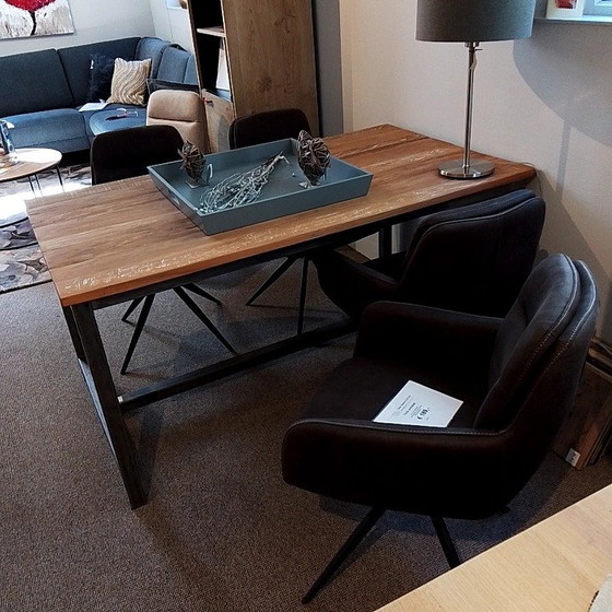 Image 1 of Mesa de comedor Tower Living de teca reciclada - 160x90