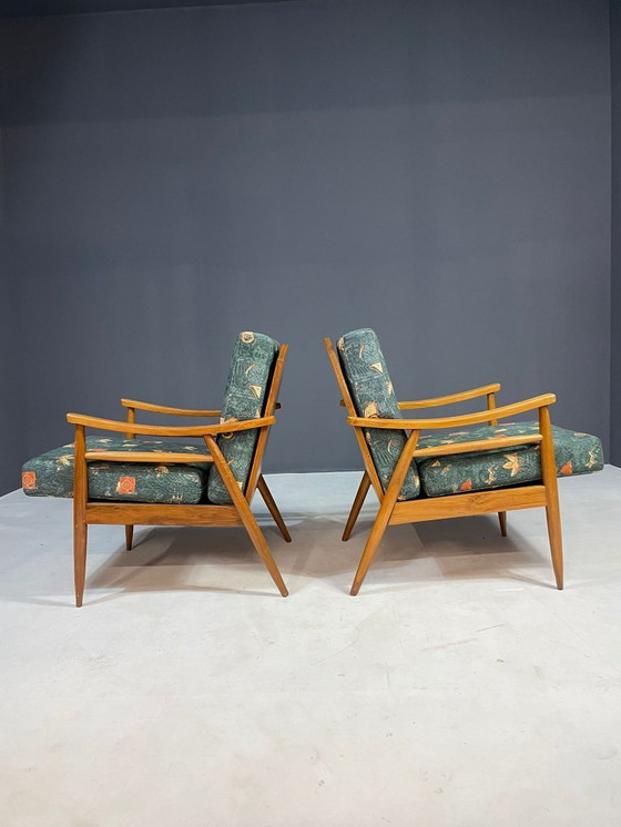 Image 1 of Paire de fauteuils de salon modernes du Mid Century, Tchécoslovaquie, années 1960