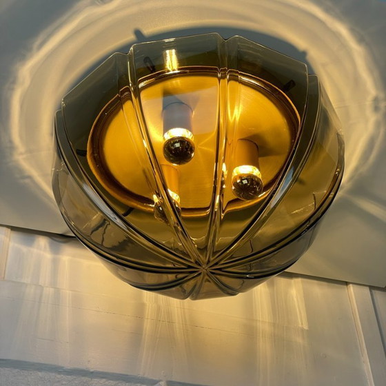 Image 1 of Große Deckenleuchte aus der Mitte des 20. Jahrhunderts von Peill & Putzler