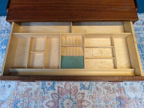 Image 1 of Table d'appoint vintage | table à couture, Poul Dinesen, années 1960