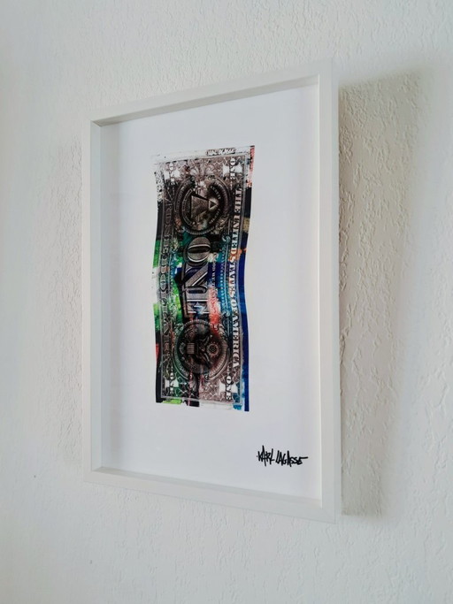 Karl LAGASSE - New Art Dollar 37 - Sérigraphie d'Artiste