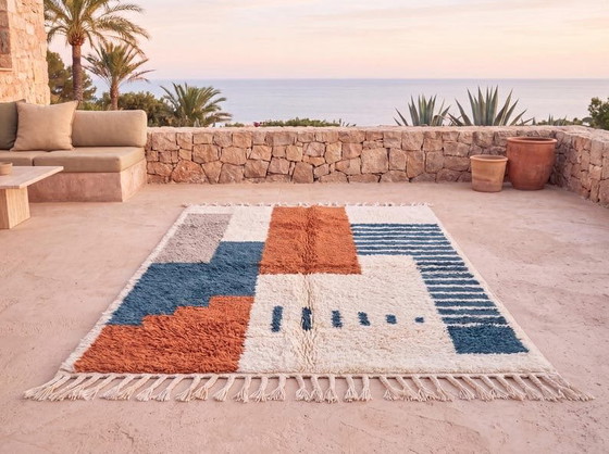 Handwoven Berber Beni Ouarain rug from the Atlas Mountains, size 2/3 m – Alberto Bazzani, Rugs & carpets, Wool (photo 5 of 8)