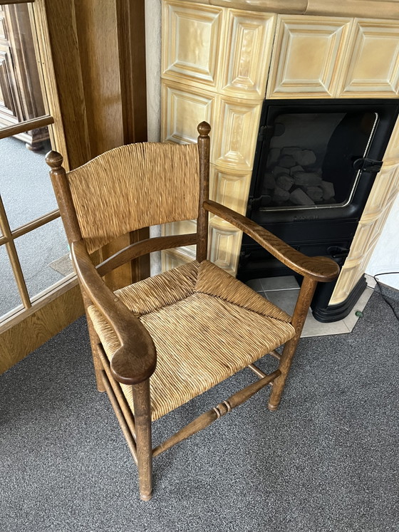 Image 1 of Sedie in paglia con tavolo da pranzo