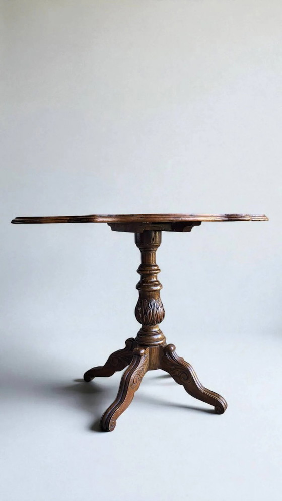 Table violon à quatre pieds vers 1900 – Tables d'appoint (photo 2 of 14)