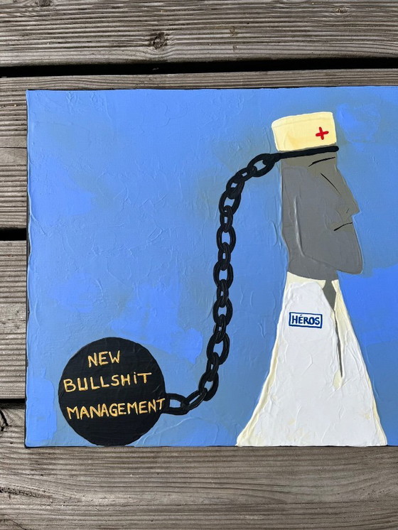 Image 1 of Acrylique sur chassis entoilé.  Format 60x30cm 