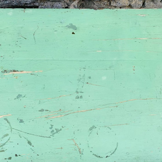 Image 1 of Buffet parisien vert et blanc