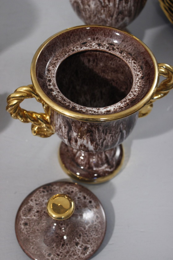 Image 1 of Marius Giuge À Vallauris - 40-delig ontbijtset Frankrijk 1950