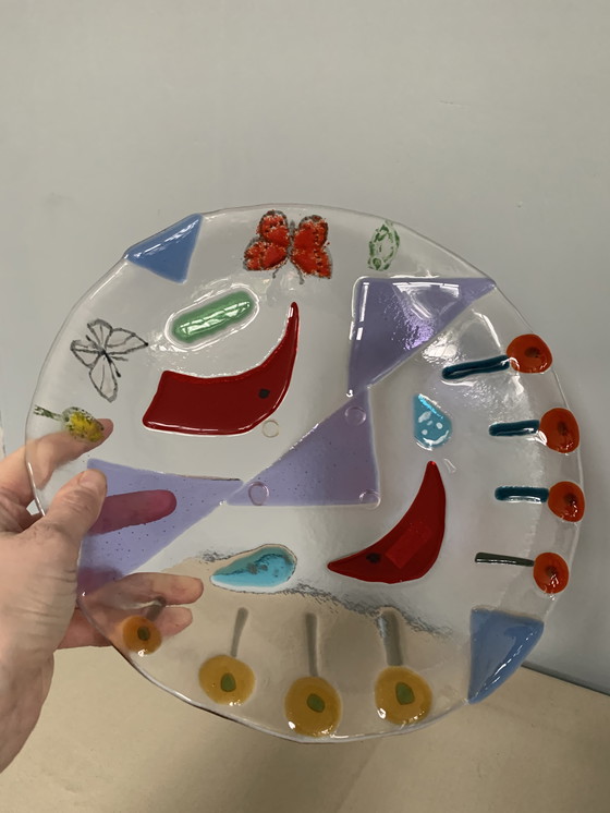 Image 1 of Glass design bowl glass art Greet Soppe Netherlands