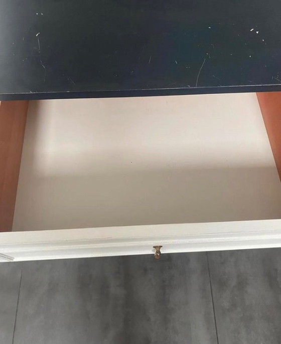 Image 1 of Vintage nachtkastje 2 lades