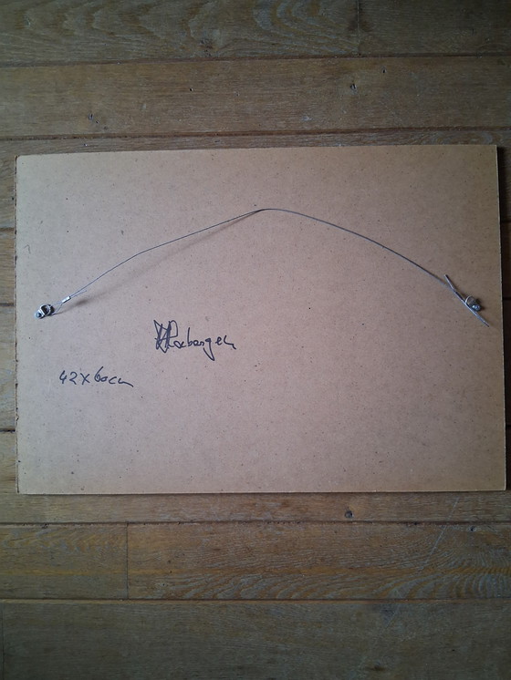 Image 1 of Weißes Schiff im Hafen, abstrakt