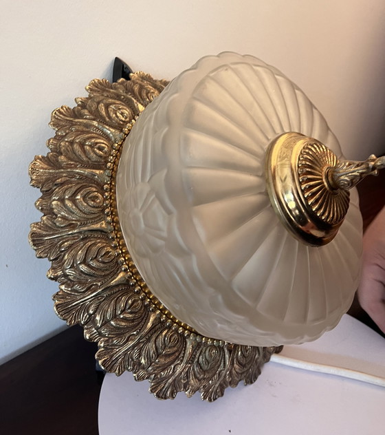 Image 1 of Art-Deco-Deckenlampe Vermutlich 1950er Jahre