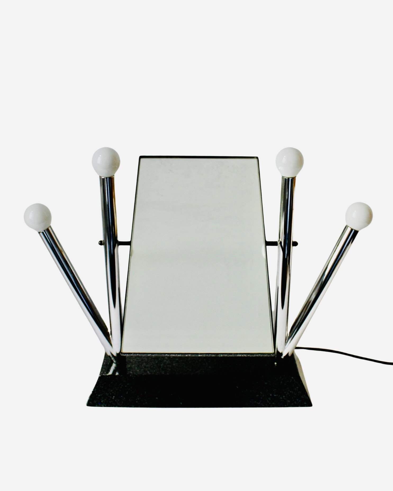 Yucca table mirror by Anna Anselmi for Bieffeplast, 1980s Memphis