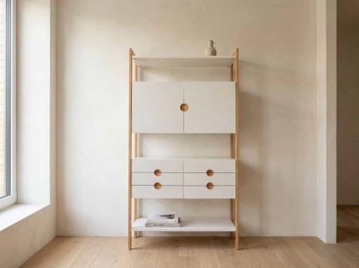 Système d'étagères vintage "LYSANG" Scandinave années 50 60 MIDCENTURY