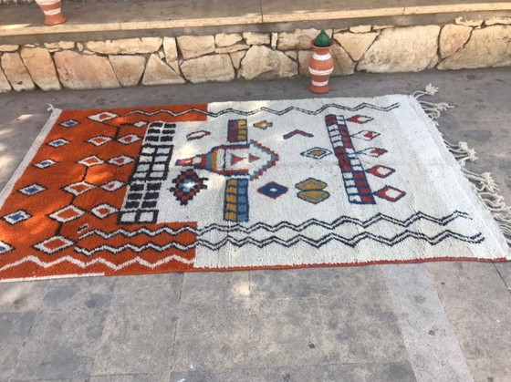 Auténtica alfombra bereber marroquí tejida a mano, 250 cm x 150 cm. – Wool (photo 6 of 7)