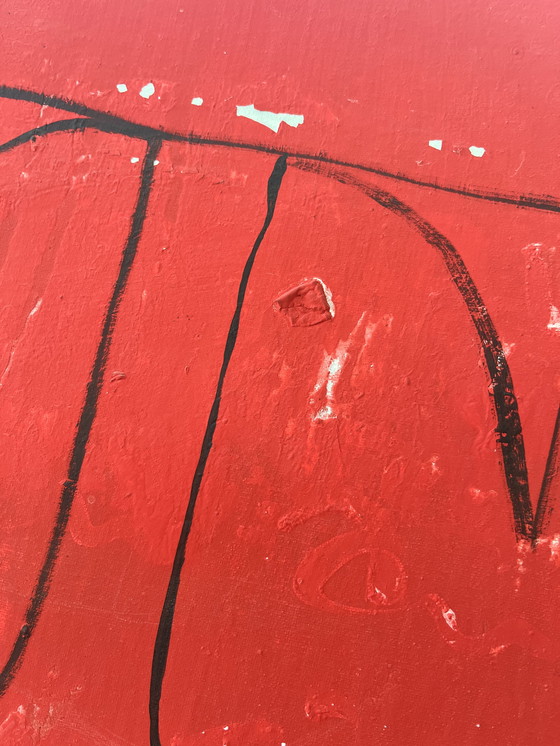 Image 1 of Erik De Bruijn Schilderijen - 2 Stuks Van 2m Bij 2m