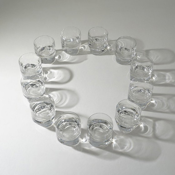 Image 1 of 12 "Pitagora" glazen van Marco Zanuso voor Arnolfo di Cambio, jaren 70