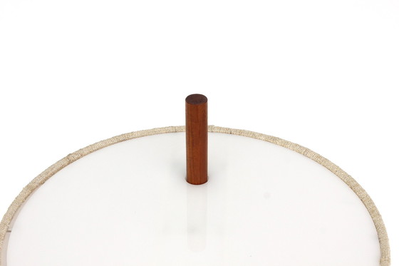 Image 1 of as new! DOMUS Danish Mid - Century eccentric Teak Table Lamp, Vintage Table Lamp with adjustable Lampshade