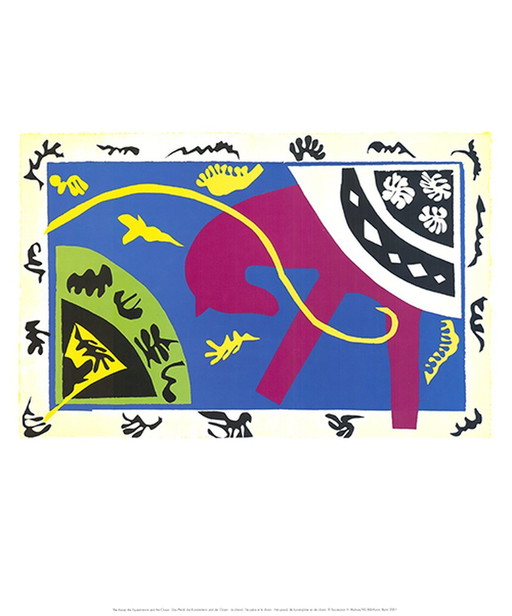 Henri Matisse--Lithographie offset en couleurs Le Cheval