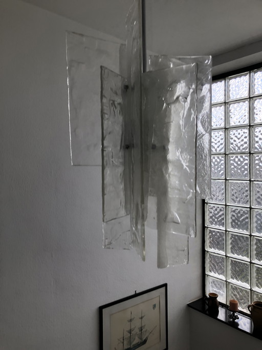 Plafoniera LS 199 di Carlo Nason per Mazzega (anni '70)