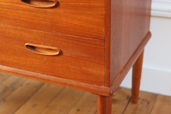 Image 1 of Commode scandinave vintage en teck danemark, 1960