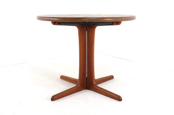 Image 1 of Mesa de comedor redonda compacta 1x extensible