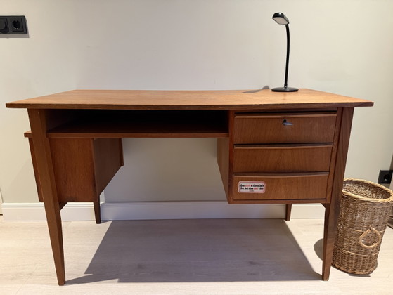 Vintage Wooden Desk / Writing Desk / Retro Desk (photo 3 of 10)