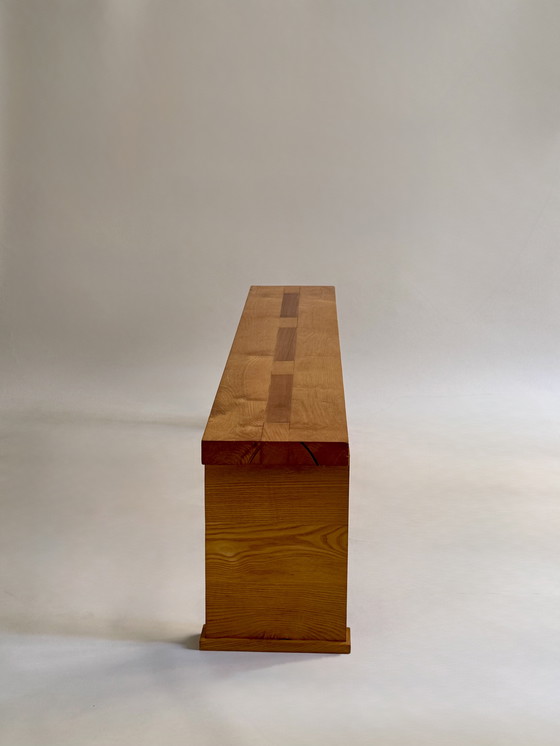 Image 1 of Eiken en palissander bank Frankrijk 1980