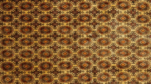 Large Vintage Kayseri Rug – Fine Handknotted Turkish Wool Carpet With Dense Geometric Pattern 354 x 244 cm