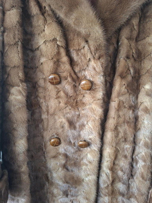 Nerts mantel, handgemaakt jaren 60/70