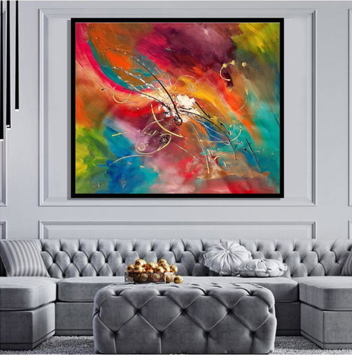 Toile d'artiste - Jan MARTI - Abstract M2737 XXL