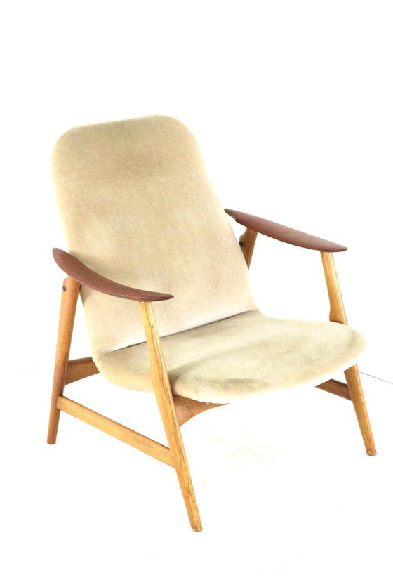 Frode Braathen and Hans Brattrud for Dokka Möbler Armchair Model 500 - Lowback Armchair – Dokka mobler, Wood (photo 6 of 18)