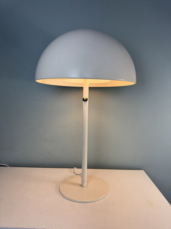 Vintage IKEA Brasa Table Lamp – White – Retro Design – Metal (photo 14 of 15)
