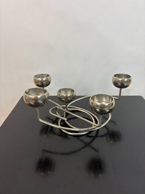 Image 1 of Teelichthalter im Drahtmetall-Design