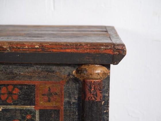 Antique painted chest (c.1870) #28 – Chest of drawers (photo 18 of 40)