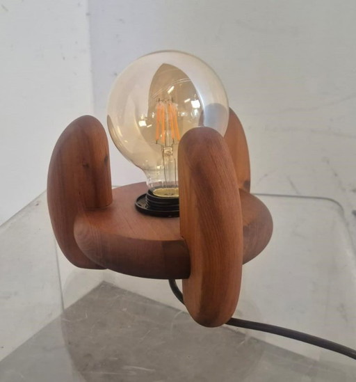 Lampe de table vintage brutaliste