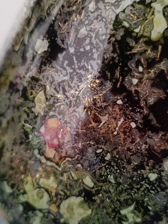 Image 1 of Unique glass art lamp – Silvie Montagnon – handmade