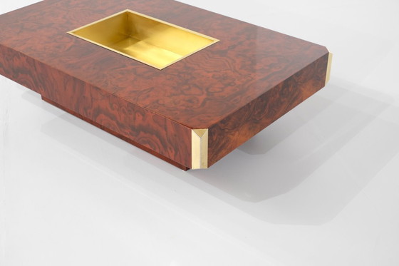 Image 1 of Salontafel "Alveo", toegeschreven aan Willy Rizzo voor Mario Sabot, Italië, jaren 70.