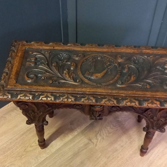 Image 1 of Banco con somier del siglo XIX