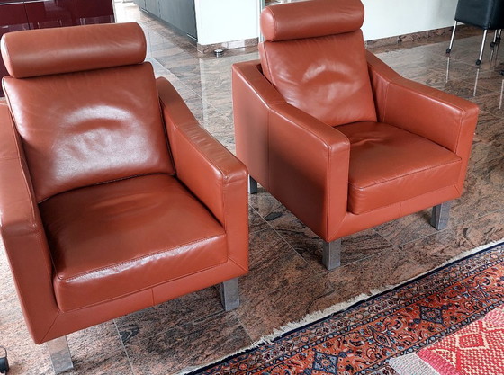 Image 1 of Canapé 2,5 places Leolux Antonia avec 2 fauteuils.