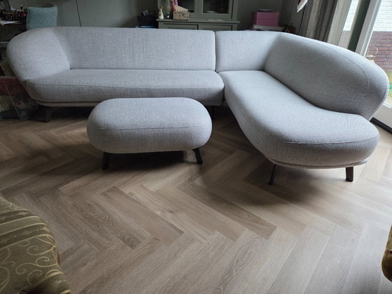 Image 1 of Divano angolare LeoLux Flint con pouf