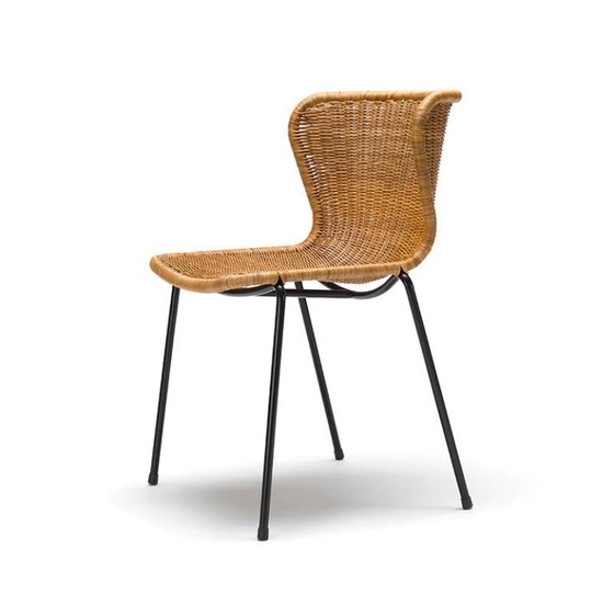 Image 1 of 4 x C603 Feelgood stoelen, binnen, rotan, goede staat