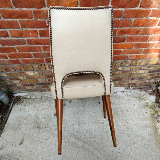 Seltenes 15-teiliges Set De Coene Design-Stühle (1960er Jahre). – Esszimmerstühle, Skai (photo 3 of 14)