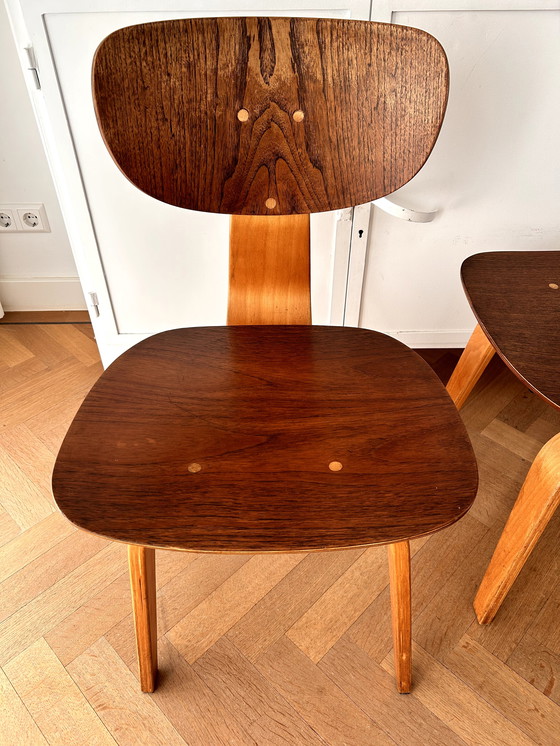 Image 1 of Sedie da pranzo Pastoe SB02 di Cees Braakman - Set di 4 sedie