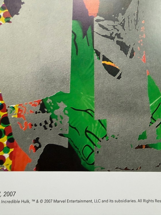 Image 1 of Jeff Koons, Triple Hulk Elvis III, 2007  copyright Jeff Koons, Incredible Hulk&copyright 2007 Marvel Entertainment, Printed in N