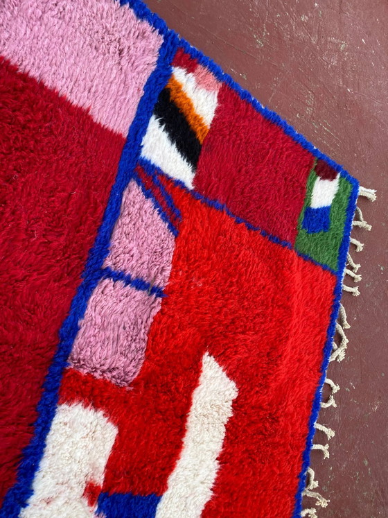 Tappeto Beni Ouarain Contemporaneo 300x200 cm – Motivi Astratti Multicolori – Tappeti, Lana, Cotone (photo 14 of 18)