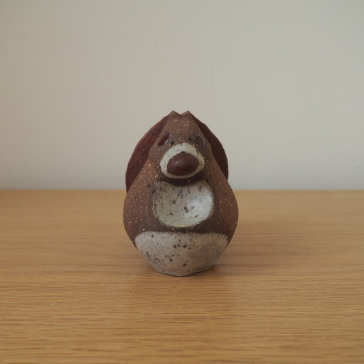 1960s Squirrel Sculpture By Thomas Hellström For Nittsjö Sweden.