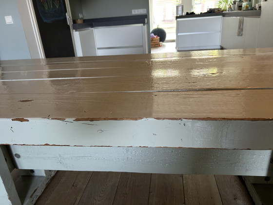 Image 1 of Piet Hein Eek balkentafel in sloophout
